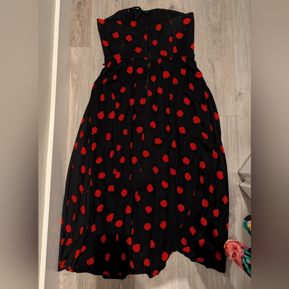 Alice + Olivia Black and Red Dress